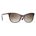 Chanel - Cat-Eye Sunglasses - Tortoise Brown - Chanel Eyewear