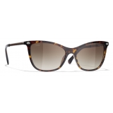 Chanel - Cat-Eye Sunglasses - Tortoise Brown - Chanel Eyewear