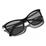 Chanel - Cat-Eye Sunglasses - Black Gray - Chanel Eyewear