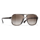 Chanel - Pilot Sunglasses - Light Brown - Chanel Eyewear