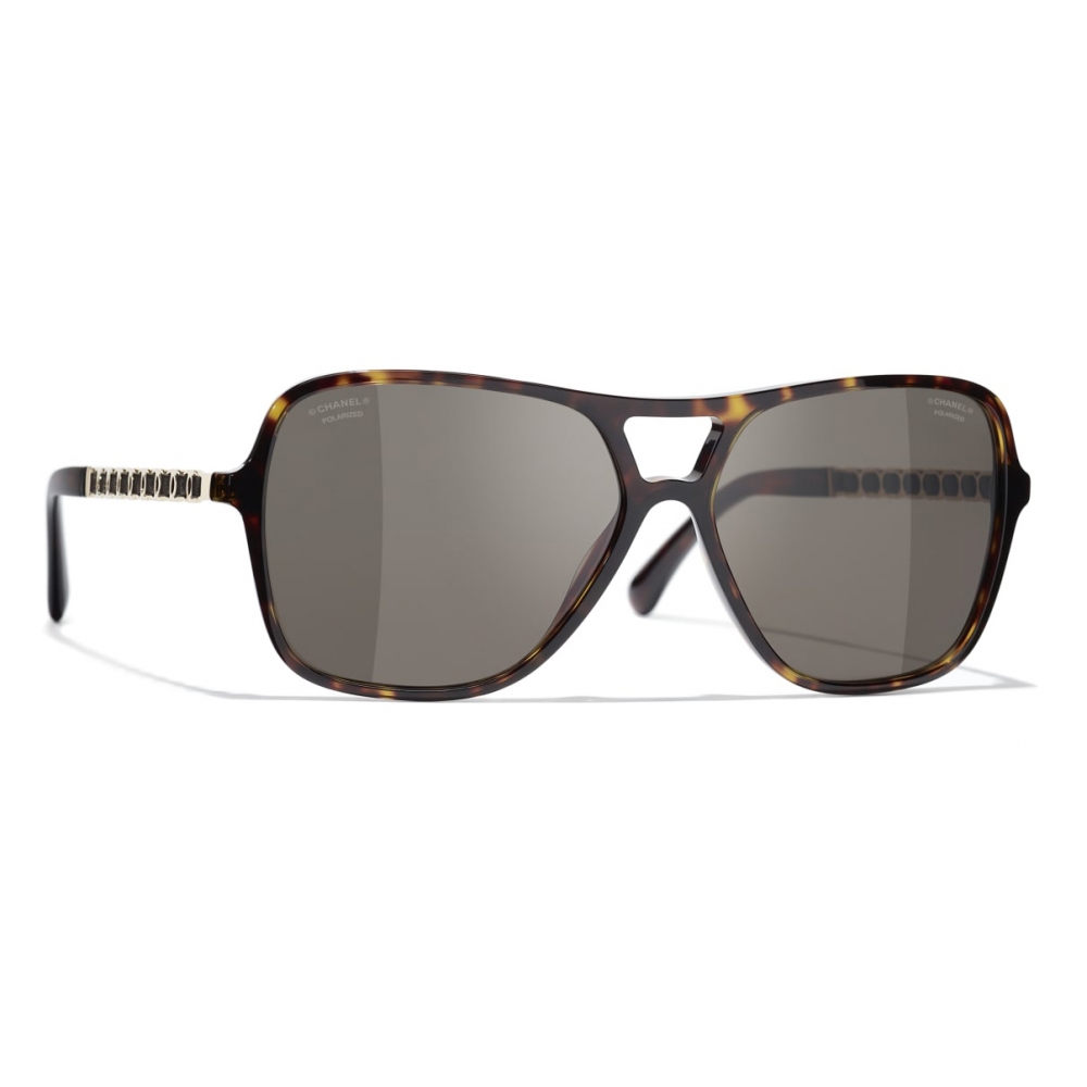 Chanel - Pilot Sunglasses - Tortoise Brown - Chanel Eyewear - Avvenice