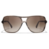 Chanel - Pilot Sunglasses - Light Brown - Chanel Eyewear