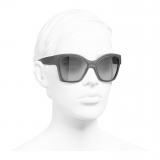 Chanel - Butterfly Sunglasses - Light Gray - Chanel Eyewear