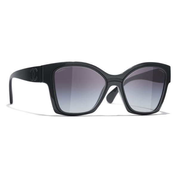 Chanel - Butterfly Sunglasses - Dark Gray - Chanel Eyewear