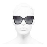 Chanel - Butterfly Sunglasses - Dark Gray - Chanel Eyewear