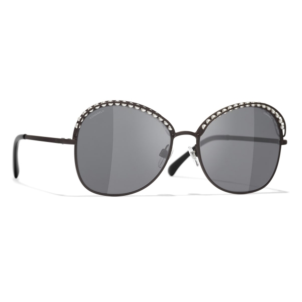 Chanel - Square Sunglasses - Brown Dark Gray - Chanel Eyewear