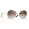Chanel - Square Sunglasses - Gold Brown - Chanel Eyewear