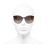 Chanel - Occhiali da Sole a Farfalla - Tartaruga Marrone - Chanel Eyewear