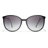 Chanel - Butterfly Sunglasses - Black Gray - Chanel Eyewear