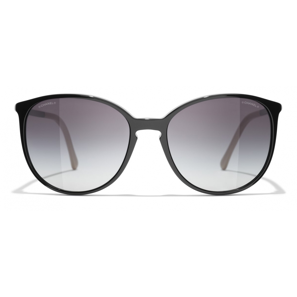 Chanel Black/Grey 5379 Butterfly Sunglasses