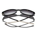 Chanel - Butterfly Sunglasses - Black Gray - Chanel Eyewear