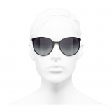 Chanel - Butterfly Sunglasses - Black Gray - Chanel Eyewear