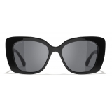 Chanel - Square Sunglasses - Black Gray - Chanel Eyewear