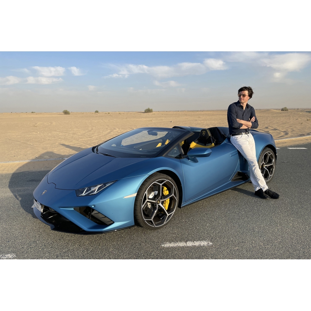 Superior Car Rental - Lamborghini Huracán EVO RWD Spyder - Blu - Exclusive Luxury Rent