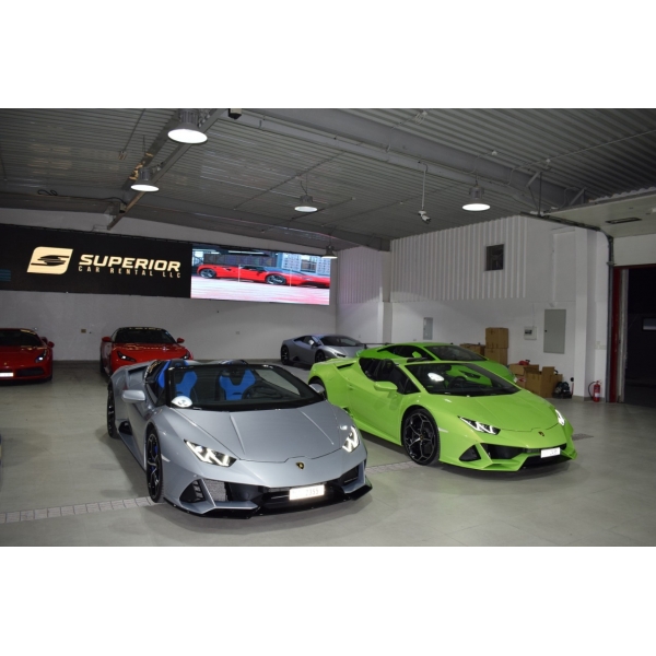 Superior Car Rental - Lamborghini Huracán EVO Spyder - Grey - Exclusive Luxury Rent