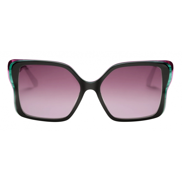 Bulgari - Serpenti - Back to Scale Acetate Butterfly Sunglasses - Black Purple - Serpenti Collection -Bulgari Eyewear