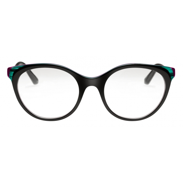 Bulgari - Serpenti - Back to Scale Acetate Panthos Optical Glasses - Multicolor - Serpenti Collection - Bulgari Eyewear
