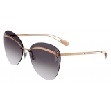 Bulgari - Serpenti - Flyingscale Butterfly Metal Sunglasses - Pink Gold Gray - Serpenti Collection - Bulgari Eyewear