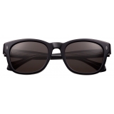 Cartier - Rectangular - Black Composite Gray Lenses - Decor C de Cartier - Sunglasses - Cartier Eyewear