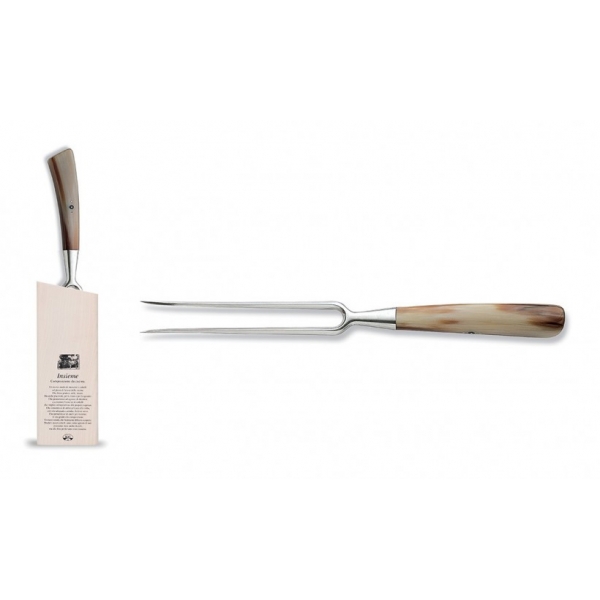 Coltellerie Berti - 1895 - Together Roast Fork - N. 9220 - Exclusive Artisan Knives - Handmade in Italy