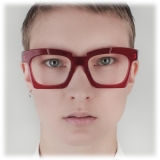 Kuboraum - Mask K5 - Burgundy - K5 BY - Optical Glasses - Kuboraum Eyewear