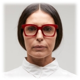 Kuboraum - Mask K5 - Burgundy - K5 BY - Optical Glasses - Kuboraum Eyewear