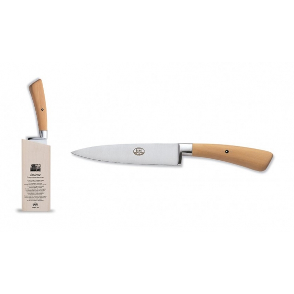 Coltellerie Berti - 1895 - Insieme Coltello Trinciante da Verdure - N. 9237 - Coltelli Esclusivi Artigianali - Handmade in Italy