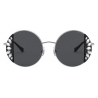 Miu Miu - Miu Miu Noir Sunglasses - Round - Black Crystals - Sunglasses - Miu Miu Eyewear