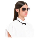 Miu Miu - Miu Miu La Mondaine Sunglasses - Cat-Eye - Smoky Gray - Sunglasses - Miu Miu Eyewear