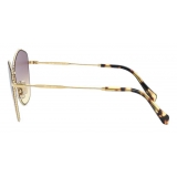 Miu Miu - Miu Miu La Mondaine Sunglasses - Cat-Eye - Violet SF Sole - Sunglasses - Miu Miu Eyewear