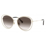 Miu Miu - Miu Miu La Mondaine Sunglasses - Cat-Eye - Pale Gold Gradient Sienna - Sunglasses - Miu Miu Eyewear