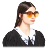 Miu Miu - Miu Miu La Mondaine Sunglasses - Irregular Shape - Gradient Purple Malt - Sunglasses - Miu Miu Eyewear