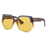 Miu Miu - Miu Miu La Mondaine Sunglasses - Irregular Shape - Gradient Purple Malt - Sunglasses - Miu Miu Eyewear