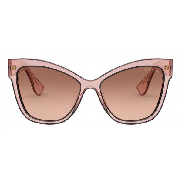 Miu Miu - Miu Miu La Mondaine Sunglasses - Butterfly - Antique Rose Crystal Black - Sunglasses - Miu Miu Eyewear