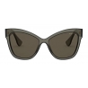 Miu Miu - Miu Miu La Mondaine Sunglasses - Butterfly - Dark Brown Crystal Black - Sunglasses - Miu Miu Eyewear