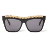 Stella McCartney - Occhiali da Sole Quadrati Nero Lucido - Nero Lucido - Occhiali da Sole - Stella McCartney Eyewear