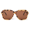Stella McCartney - Leopard Square Sunglasses - Leopard - Sunglasses - Stella McCartney Eyewear