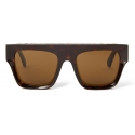 Stella McCartney - Brown Square Sunglasses - Brown - Sunglasses - Stella McCartney Eyewear