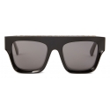 Stella McCartney - Shiny Black Square Sunglasses - Shiny Black - Sunglasses - Stella McCartney Eyewear
