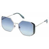 Swarovski - Fluid Sunglasses - SK0274-P-H 16C - Blue - Sunglasses - Swarovski Eyewear