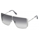 Swarovski - Fluid Mask Sunglasses - SK236-P 16B - Black - Sunglasses - Swarovski Eyewear