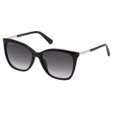 Swarovski - Fluid Cat Eye Sunglasses - SK0272-P - Brown - Sunglasses - Swarovski Eyewear