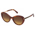 Swarovski - Swarovski Sunglasses - SK 0327 57F - Brown - Sunglasses - Swarovski Eyewear