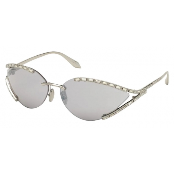 Swarovski - Moselle Butterfly Sunglasses - SK0270-P - Blue - Sunglasses - Swarovski Eyewear