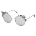 Swarovski - Occhiali da Sole Calypso - SK240-P 16C - Argento - Occhiali da Sole - Swarovski Eyewear