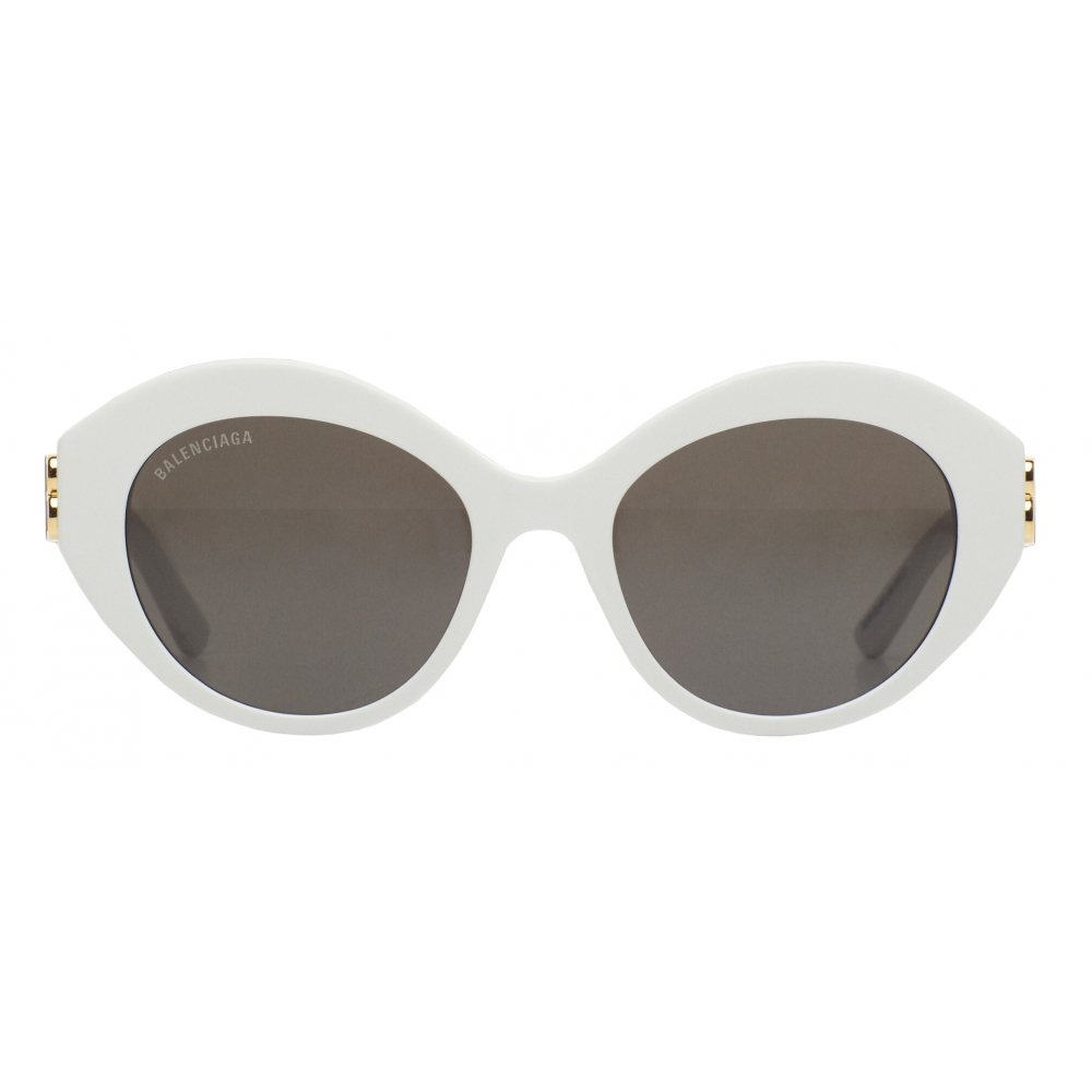 Balenciaga - Occhiali da Sole Dynasty Oval - Bianco - Occhiali da Sole - Balenciaga Eyewear