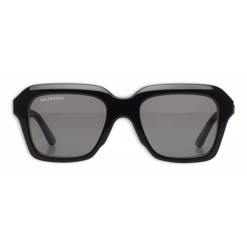 Balenciaga - Power Rectangle Sunglasses - Black - Sunglasses 