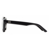 Balenciaga - Power Rectangle Sunglasses - Black - Sunglasses - Balenciaga Eyewear