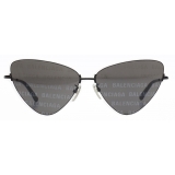 Balenciaga - Invisile XXL Cat Sunglasses - Grey - Sunglasses - Balenciaga Eyewear