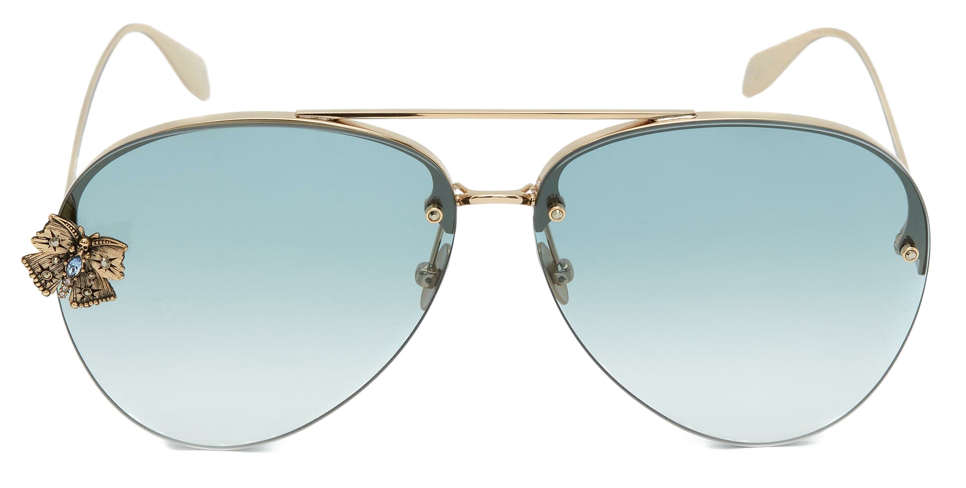 alexander mcqueen blue light glasses